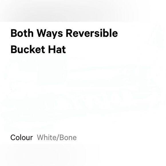 Lululemon Both Ways Reversible Bucket Hat Bone/White S/M main image 5